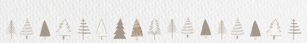 Minimal gold Christmas social media banner with design space