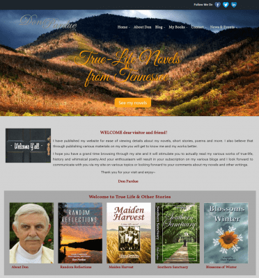 Welcome Don Pardue ~ Author